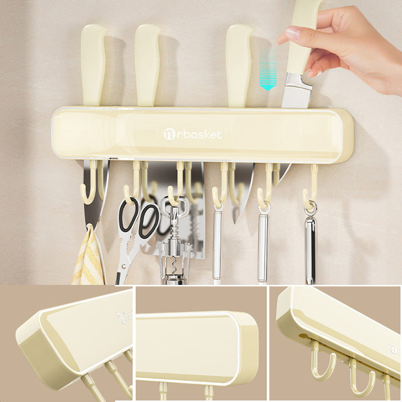 Lisslune | Multifunctional Wall Mounted Knife Storage Shelf