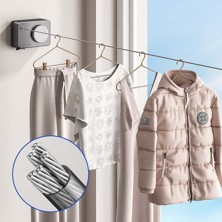 Lisslune | Invisible retractable laundry line