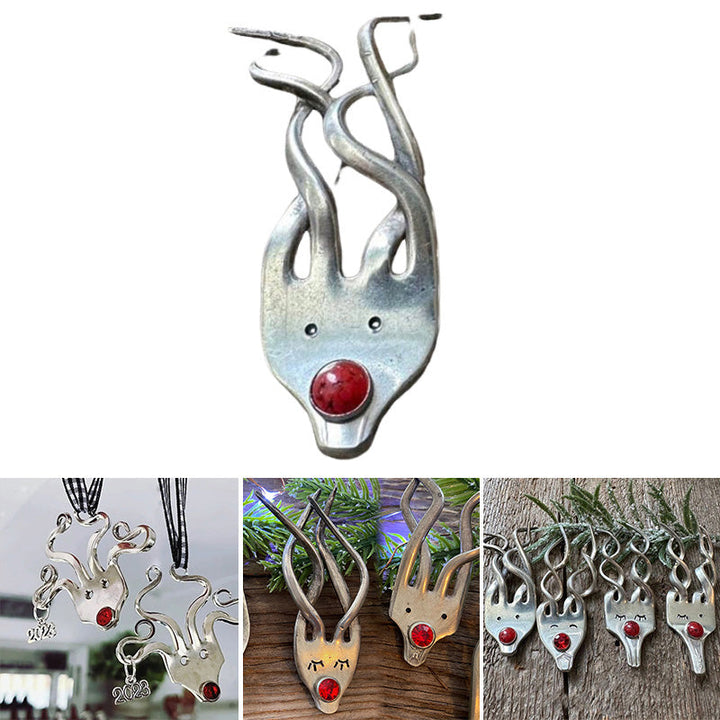 Lisslune | Funny Fork Reindeer Decoration