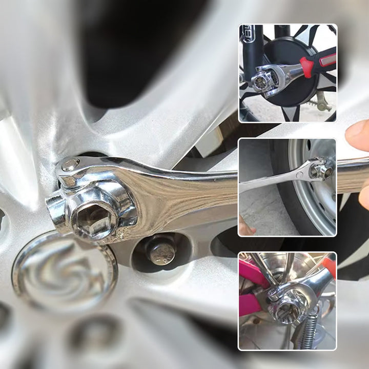 Lisslune | 52 in 1 Universal 360° Rotating Head Rubber Grip Socket Wrench