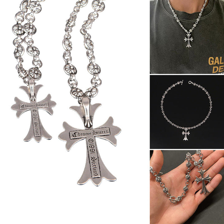 Lisslune | Gothic Cross Pendant Necklace