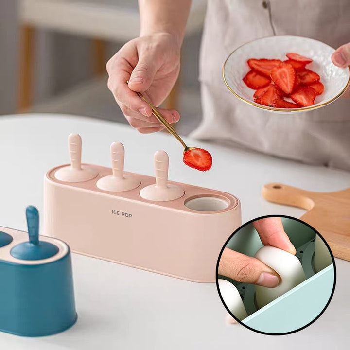 Lisslune | Silicone Ice on a Stick Ice Cream Mold Set