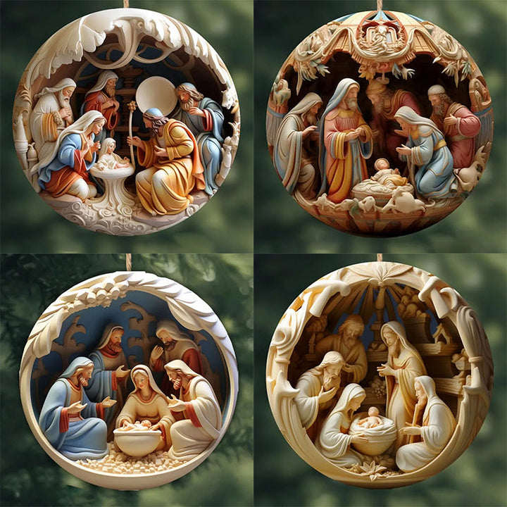 Lisslune | Crib Christmas Ornament