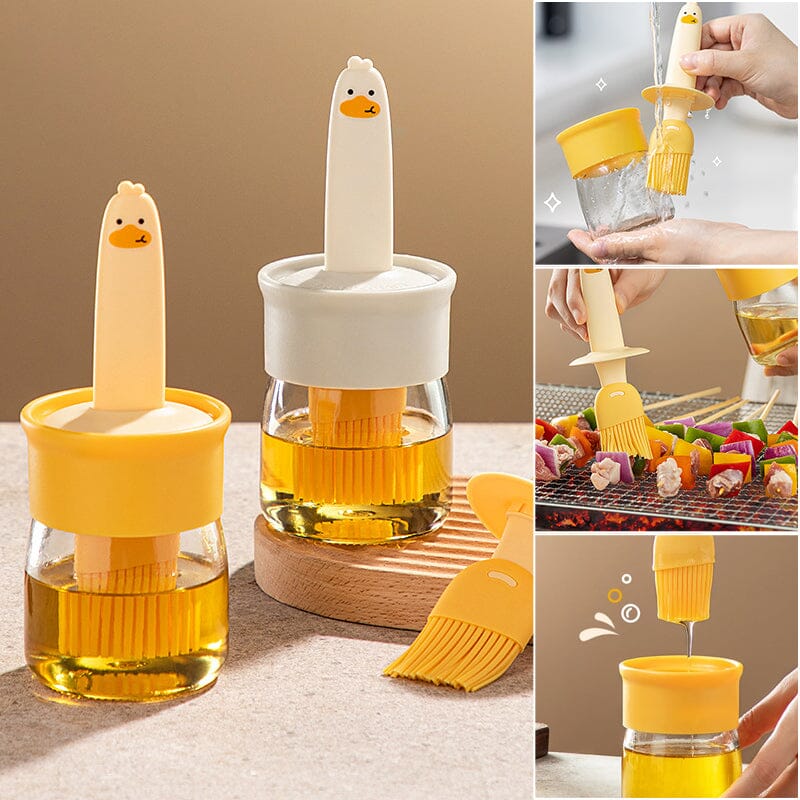 Lisslune | Oil dispenser with brush for BBQ