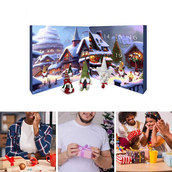 Lisslune | WichtelMagic - 24 Handcrafted Plush Gnomes for Festive Atmosphere