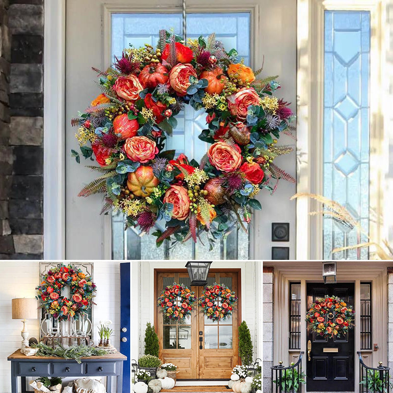 Lisslune | Halloween Pumpkin Wreath