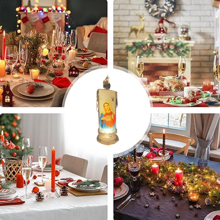 Lisslune | LED Prayer Candles without Flame