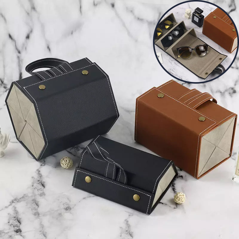 Lisslune | Multifunctional Glasses Case with Multiple Compartments