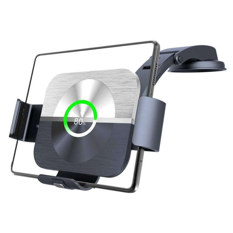 Lisslune | 15W Dual Coil Wireless Car Charger Phone Holders with Fast Charging