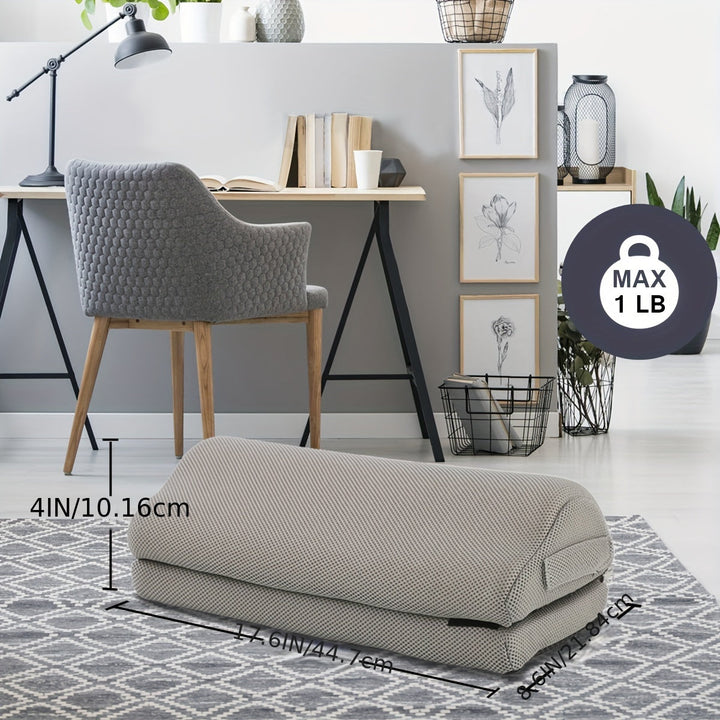 Lisslune | Ergonomic Footrest with Memory Foam – Adjustable & Non-Slip