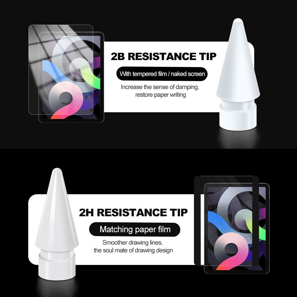 Lisslune | Transform your Apple Pencil with versatile dual friction replacement nib