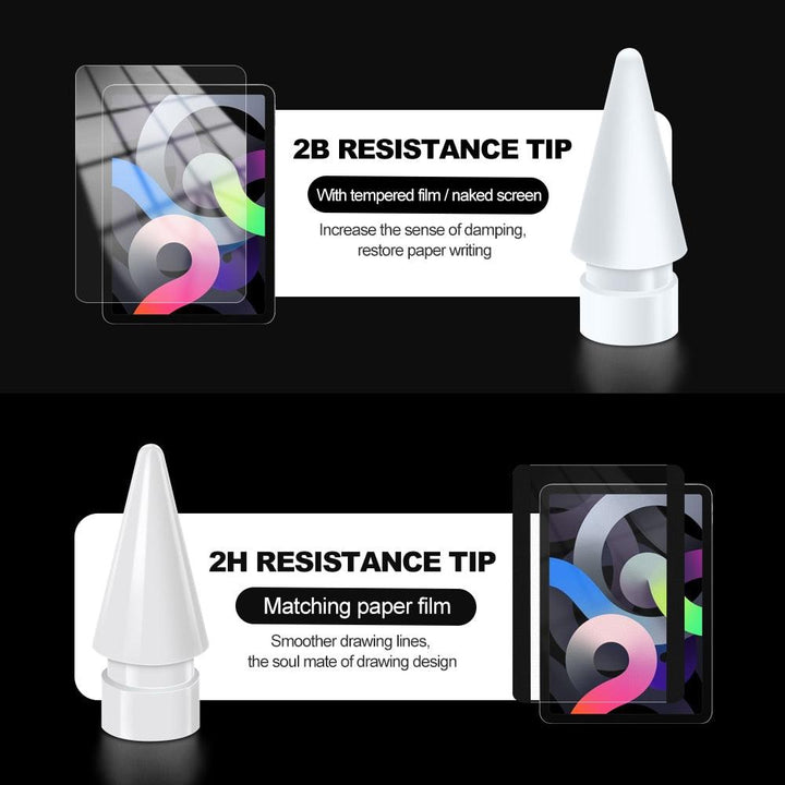 Lisslune | Transform your Apple Pencil with versatile dual friction replacement tips
