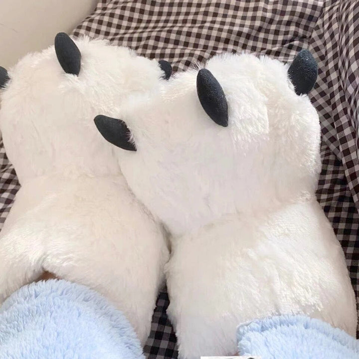 Lisslune | Bear Claw Winter Furry Slippers
