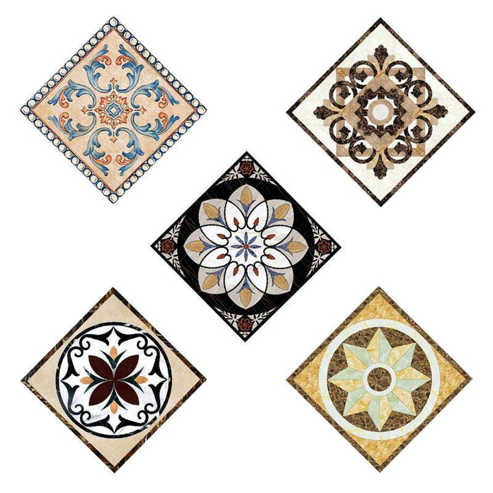 Lisslune | Chic Diagonal Design PVC Tile Decal Collection - Elevate Your Home Decor!