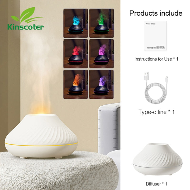 Lisslune | Luminous Volcano USB Humidifier Lamp