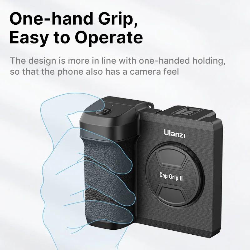 Lisslune | Smartphone Photography Upgrade Kit with Wireless Remote Control & Built-in Makeup Mirror