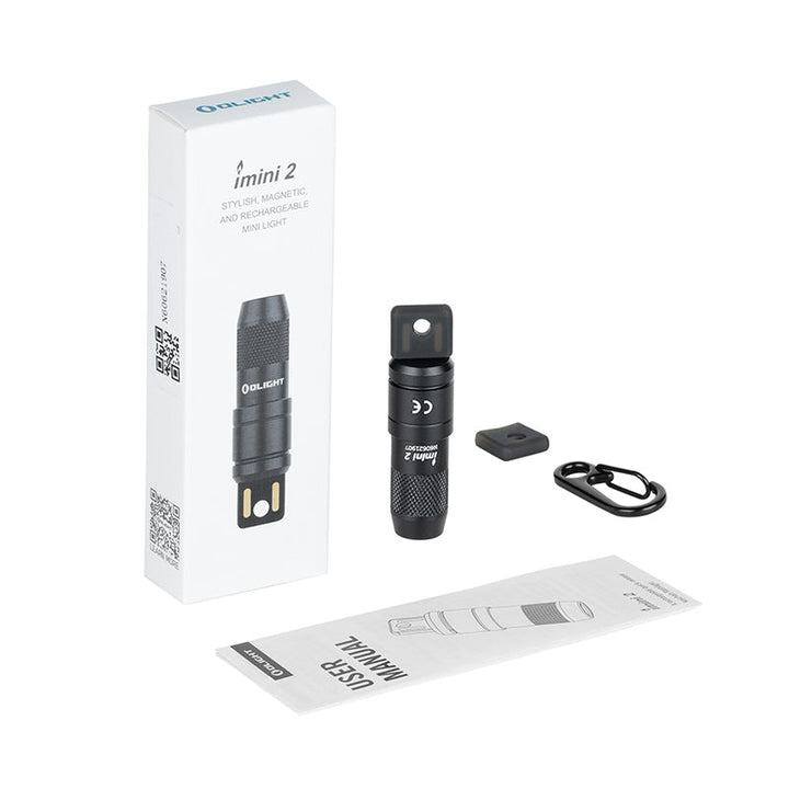 Lisslune | Mini USB Rechargeable Keychain Flashlight