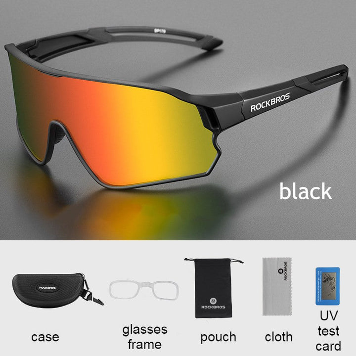 Lisslune | Cycling Glasses with Lightweight Design & UV Protection, for Cycling, Baseball, Running, Fishing, Golf, Driving