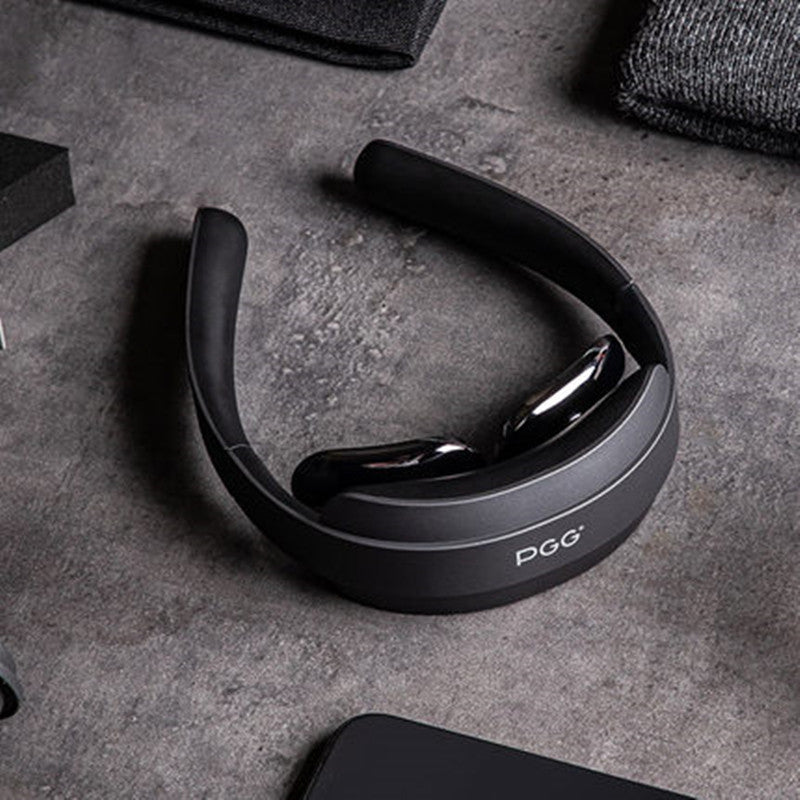 Lisslune | Foldable Wireless Smart Neck Massager with Heating Function, 5 Massage Modes and Low-frequency Pulse Technology, for Neck, Muscle, Shoulder & Cervical Pain Relief