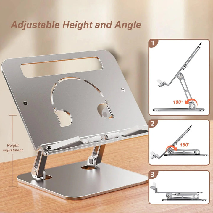 Lisslune | Ergonomic Aluminum Book Stand: Redefine Your Reading Comfort