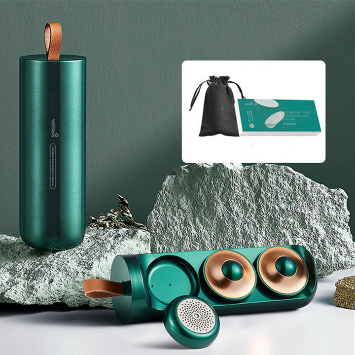 Lisslune | Portable Moxibustion Kit, with Intelligent Temperature Control, Far Infrared Heating, Safe and Smoke-free, for Neck, Back, Waist & More