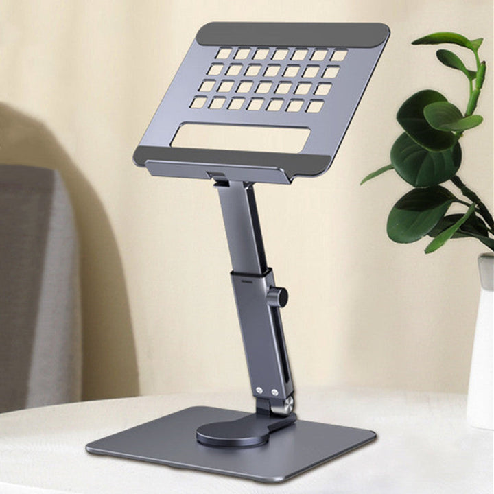 Lisslune | Versatile Foldable Tablet Stand, with Adjustable Angle & Height, for Tablet, Phone, Newspaper, Magzine