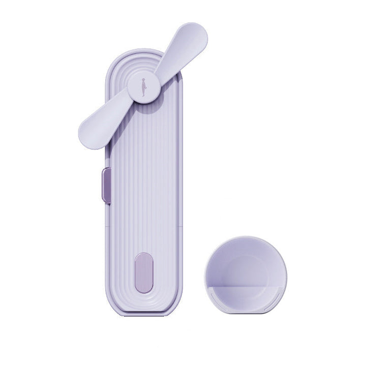 Lisslune | Portable Rechargeable Handheld Fan, with Two Wind Speeds & Power Bank