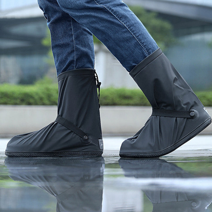 Lisslune | Waterproof Boot Covers with Zipper Closure & Reflective Strip, Keep Your Pairs Dry