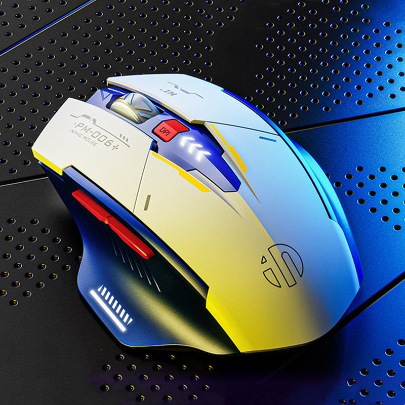 Lisslune | Mecha-Shaped Silent Wireless Mouse