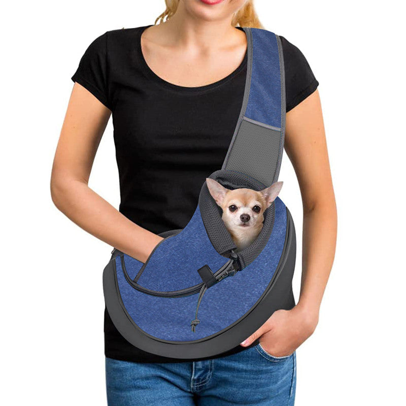 Lisslune | Pet Dog Carrier Sling Bag with Adjustable Strap & Phone Pocket, for Dogs & Cats