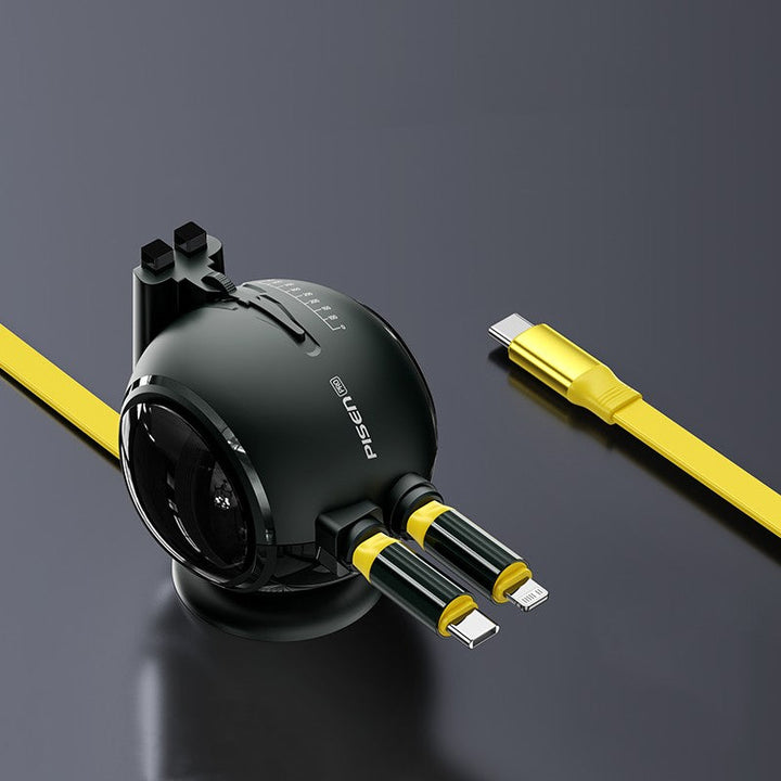 Lisslune | 2-in-1 Retractable Super Fast Charging Data Cable