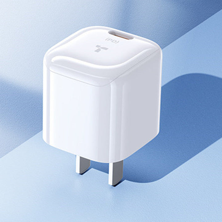Lisslune | Portable USB-C PD Wall Charger, with Fast Charging Chip, for Phone, Tablet, Earphones & More