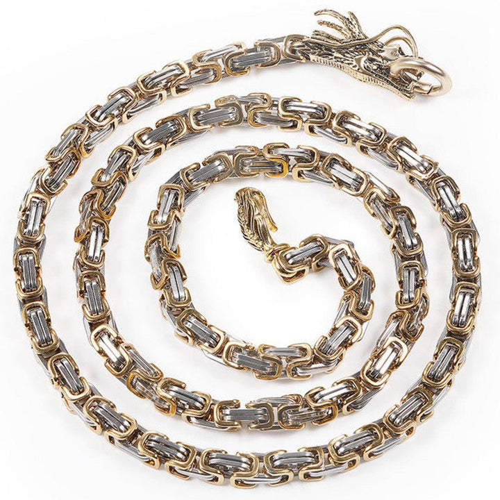 Lisslune | Long Titanium Steel Bracelet, with Adjustable Length, for Decoration & Self-defense