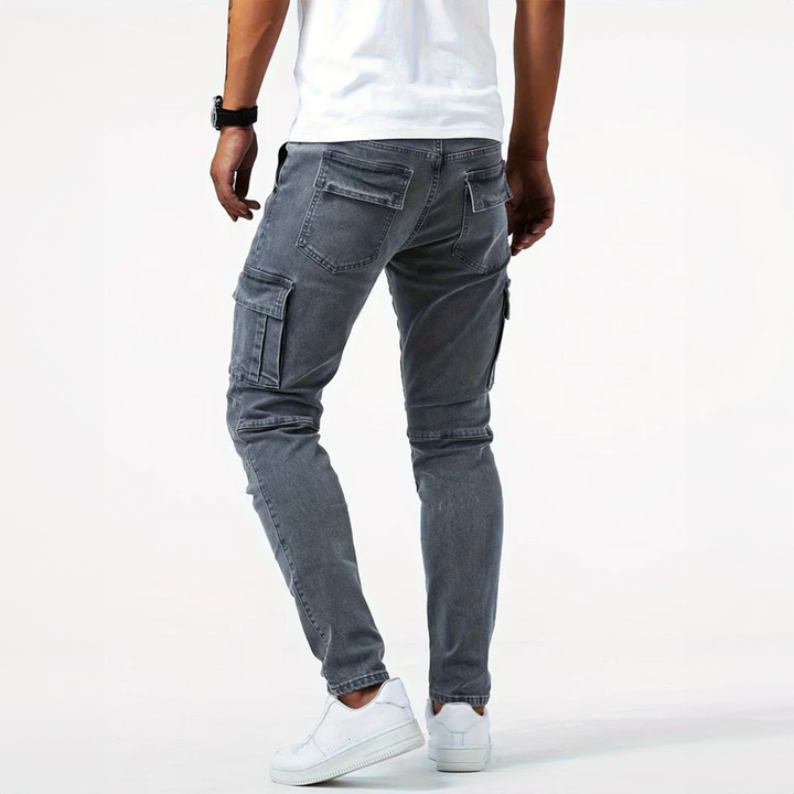 Lisslune | Denim Cargo Jeans