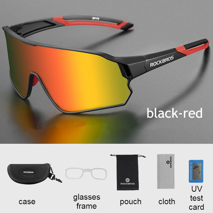 Lisslune | Cycling Glasses with Lightweight Design & UV Protection, for Cycling, Baseball, Running, Fishing, Golf, Driving