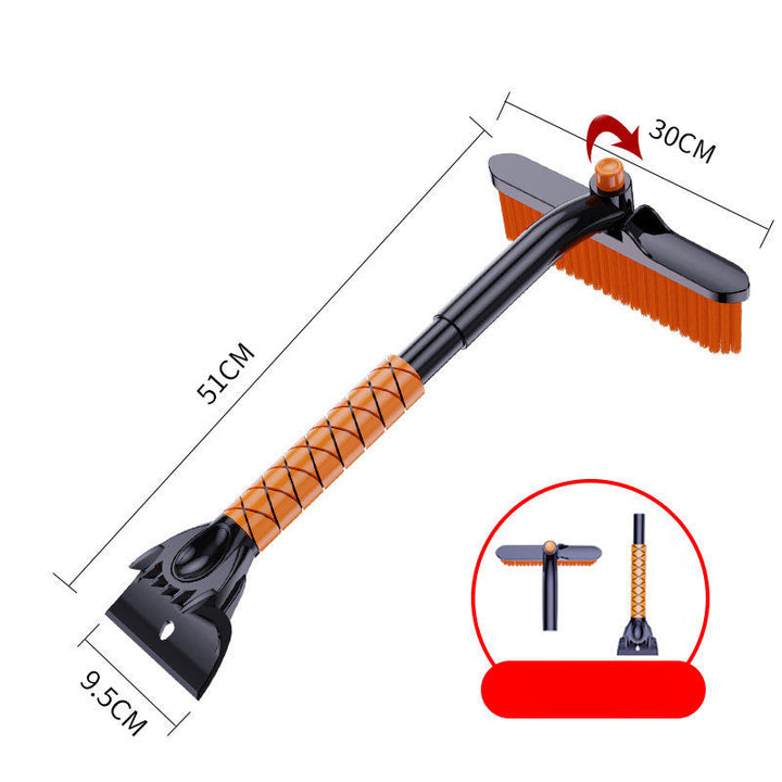 Lisslune | Retractable Snow Scraper And De-Icing Tool For Car