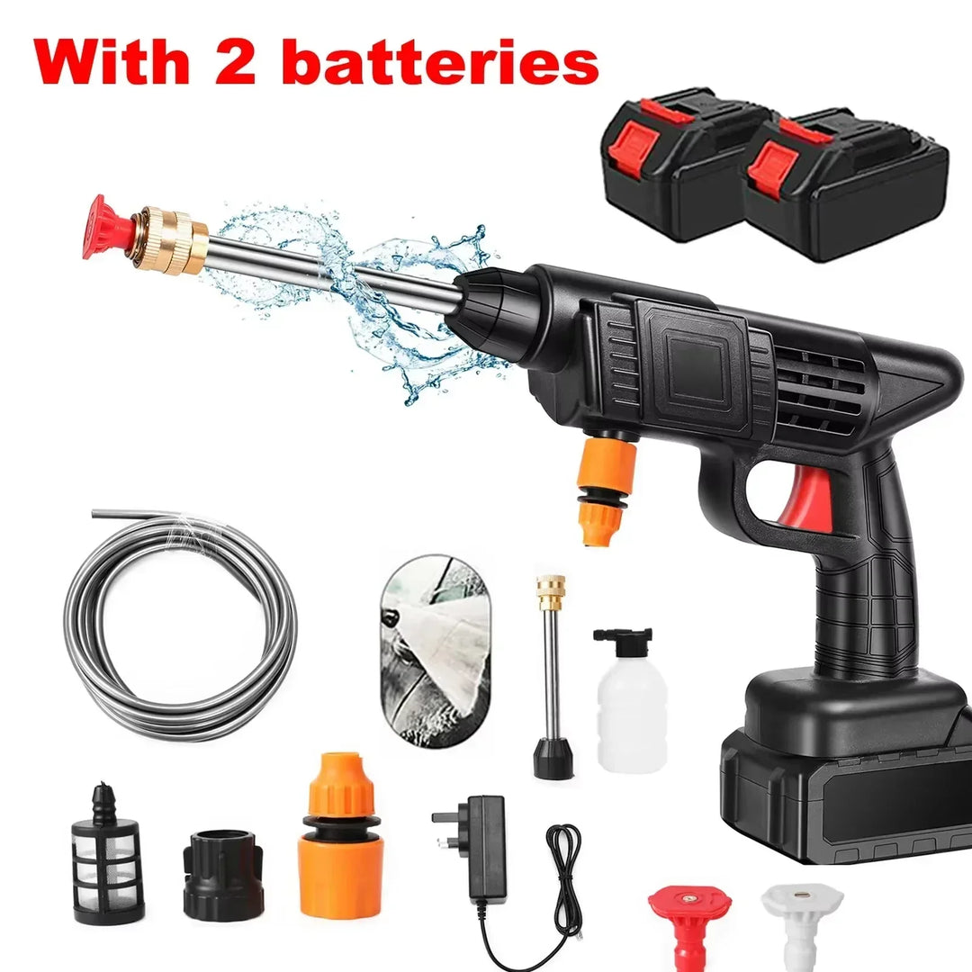 Lisslune | Cordless High Pressure Washer – Portable Jet Cleaner with Lithium Battery & Adjustable Nozzle