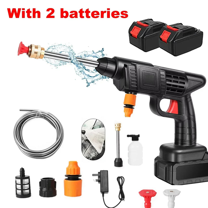 Lisslune | Cordless High Pressure Washer – Portable Jet Cleaner with Lithium Battery & Adjustable Nozzle