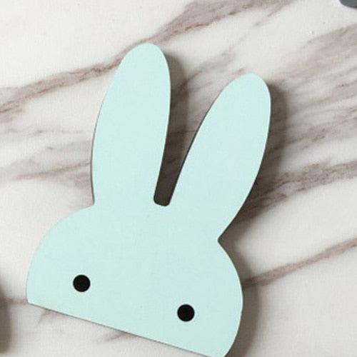 Lisslune | Charming Nordic wall hooks for children - Sweet rabbit, cactus, bow and ice cream designs