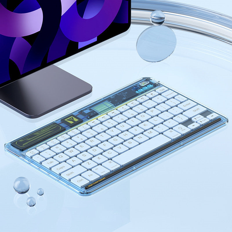 Lisslune | Transparent Wireless Bluetooth Keyboard