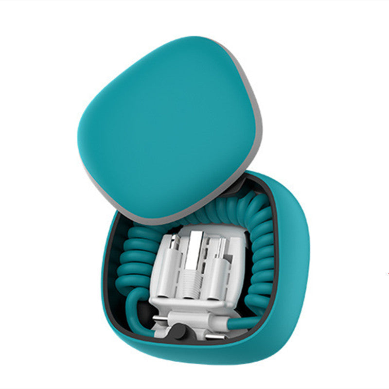 Lisslune | All-in-one spring cable power bank Type-c Android lightning storage box Emergency mini power bank