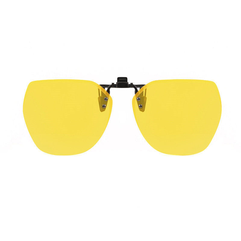 Lisslune | Clip-on Rimless Polarized Sunglasses, with Anti-glare and Flip-Up Design, for Outdoor/Driving