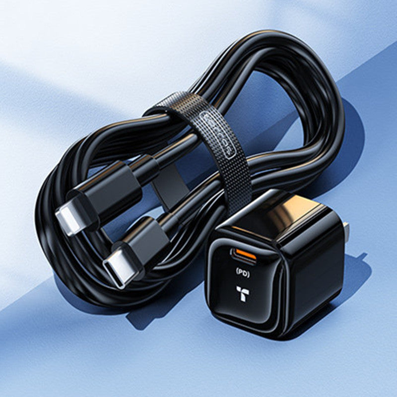 Lisslune | Portable USB-C PD Wall Charger, with Fast Charging Chip, for Phone, Tablet, Earphones & More