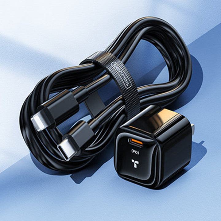 Lisslune | Portable USB-C PD Wall Charger, with Fast Charging Chip, for Phone, Tablet, Earphones & More