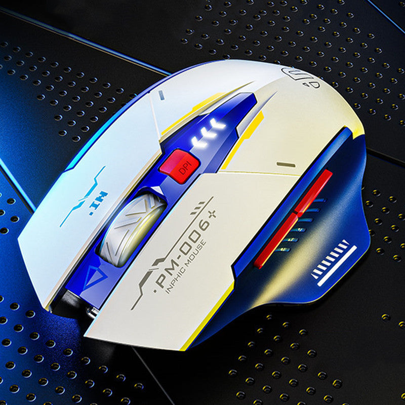 Lisslune | Mecha-Shaped Silent Wireless Mouse