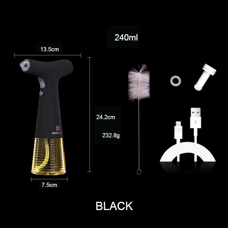 Lisslune | Automatic Electric Oil Sprayer, with Two Spray Modes, for Almost Any Oil or Liquid Condiment