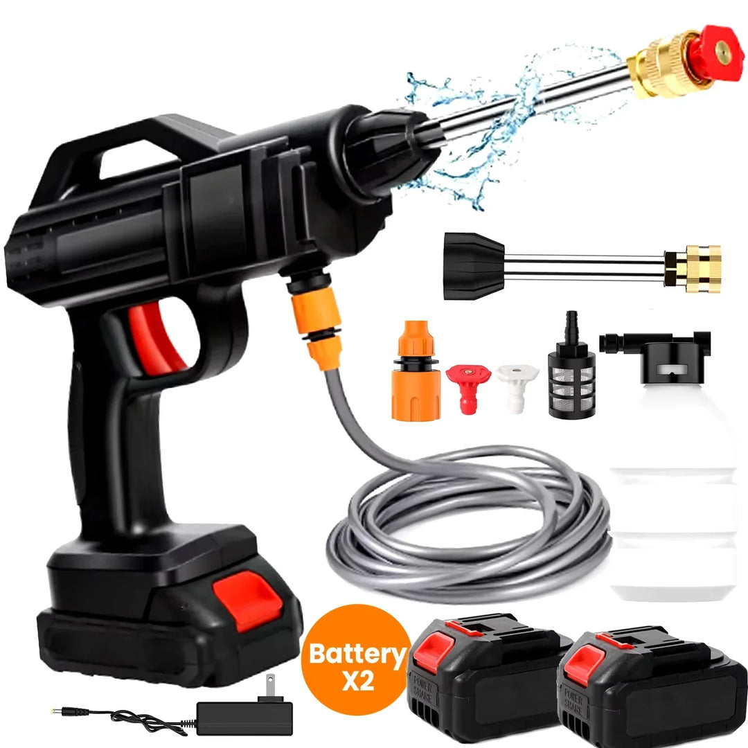Lisslune | Cordless High Pressure Washer – Portable Jet Cleaner with Lithium Battery & Adjustable Nozzle