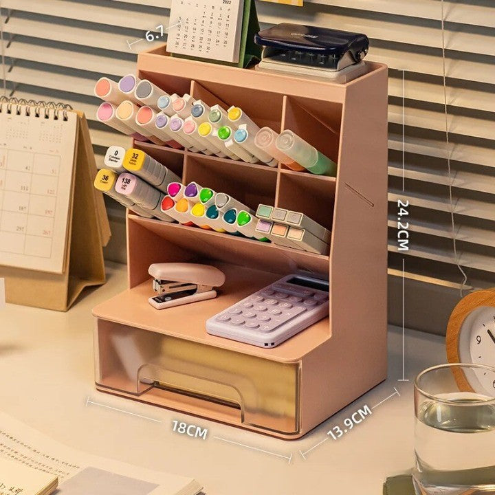 Lisslune | Clean Tower Tidy Multifunctional Desktop Organizer
