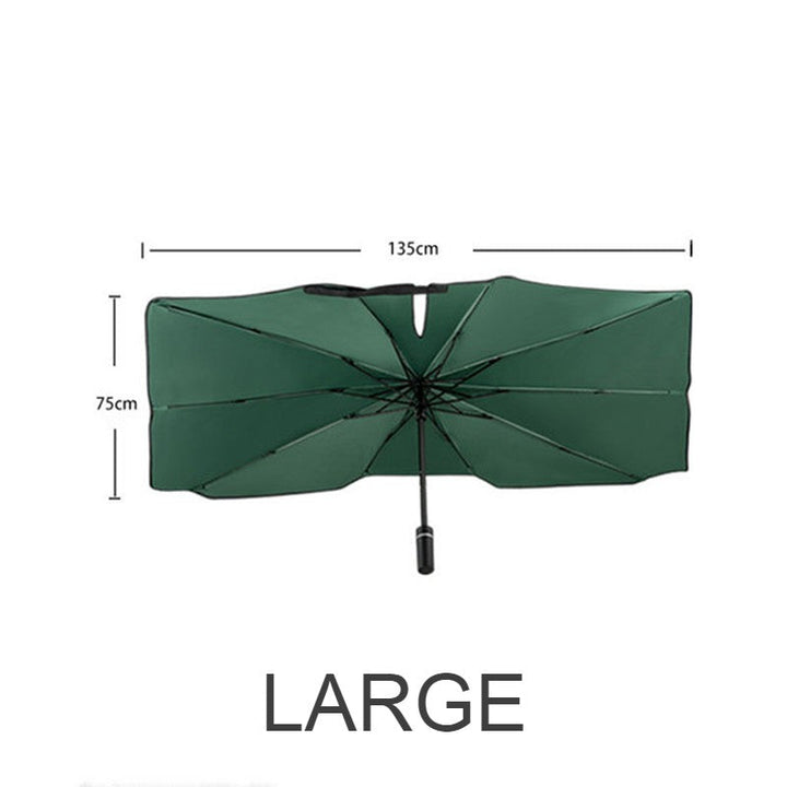 Lisslune | Car Windshield Sunshade Umbrella, Fits Windshields of Various Sizes
