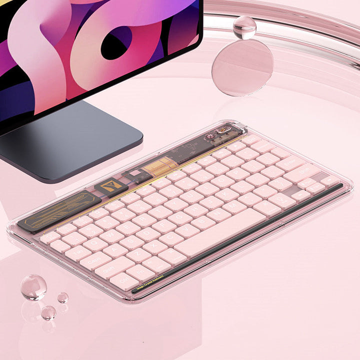 Lisslune | Transparent Wireless Bluetooth Keyboard